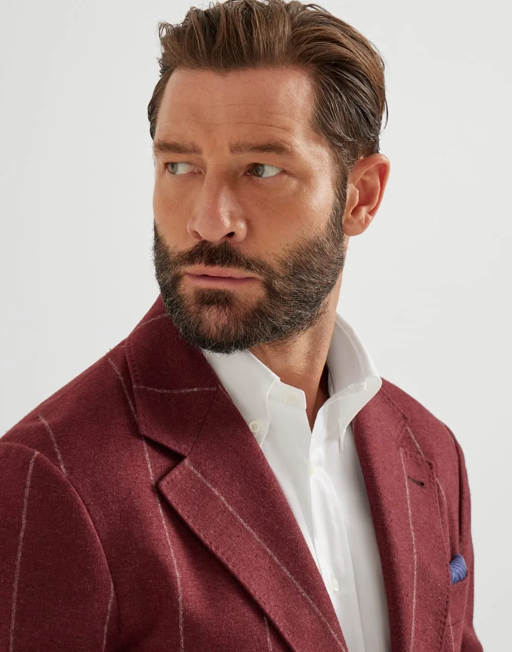 Men Wedding Blazer Jacket 1Pce Design Pocket Single Breasted Notched Lapel Stripe Casual Fashion Slim Fit Groom Wear Customized