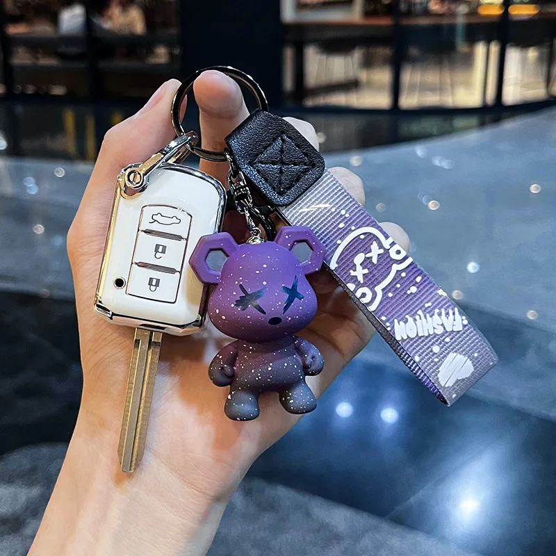 

3 Buttons TPU Car Key Cover Case For Mitsubishi Outlander ASX AS HLancer EX Galant Pajero L200 Protector Shell Fob Keychain