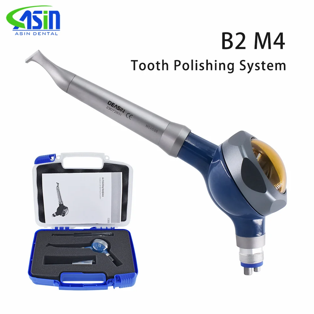 Dental PREVEN Air Flow Polishing 360 Degree Rotate Prophy Jet Mate Nozzle System Polisher Handpiece Intra Oral with Water Spray