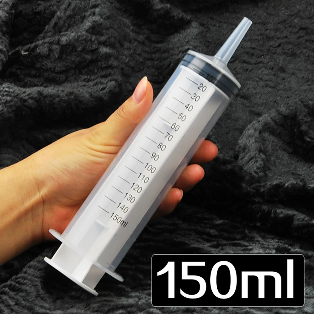 60 100 150 ML Reusable Marinade Injector BBQ Meat Syringe Poultry Chicken Flavor Feeding Tools Gadgets Syringe Measuring Tools