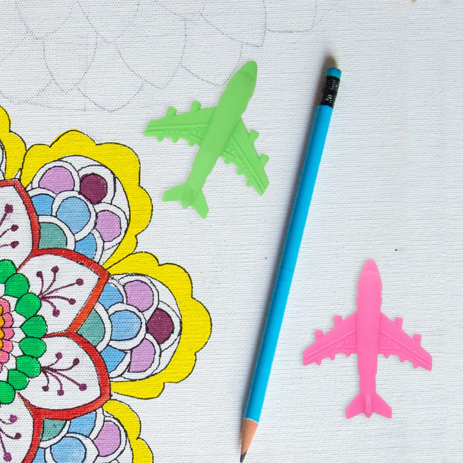 

18 Pcs Airplane Eraser Kawaii Erasers Pencil Student Rubbers Novelty School Stationery Classroom Prizes Cute Supplies for