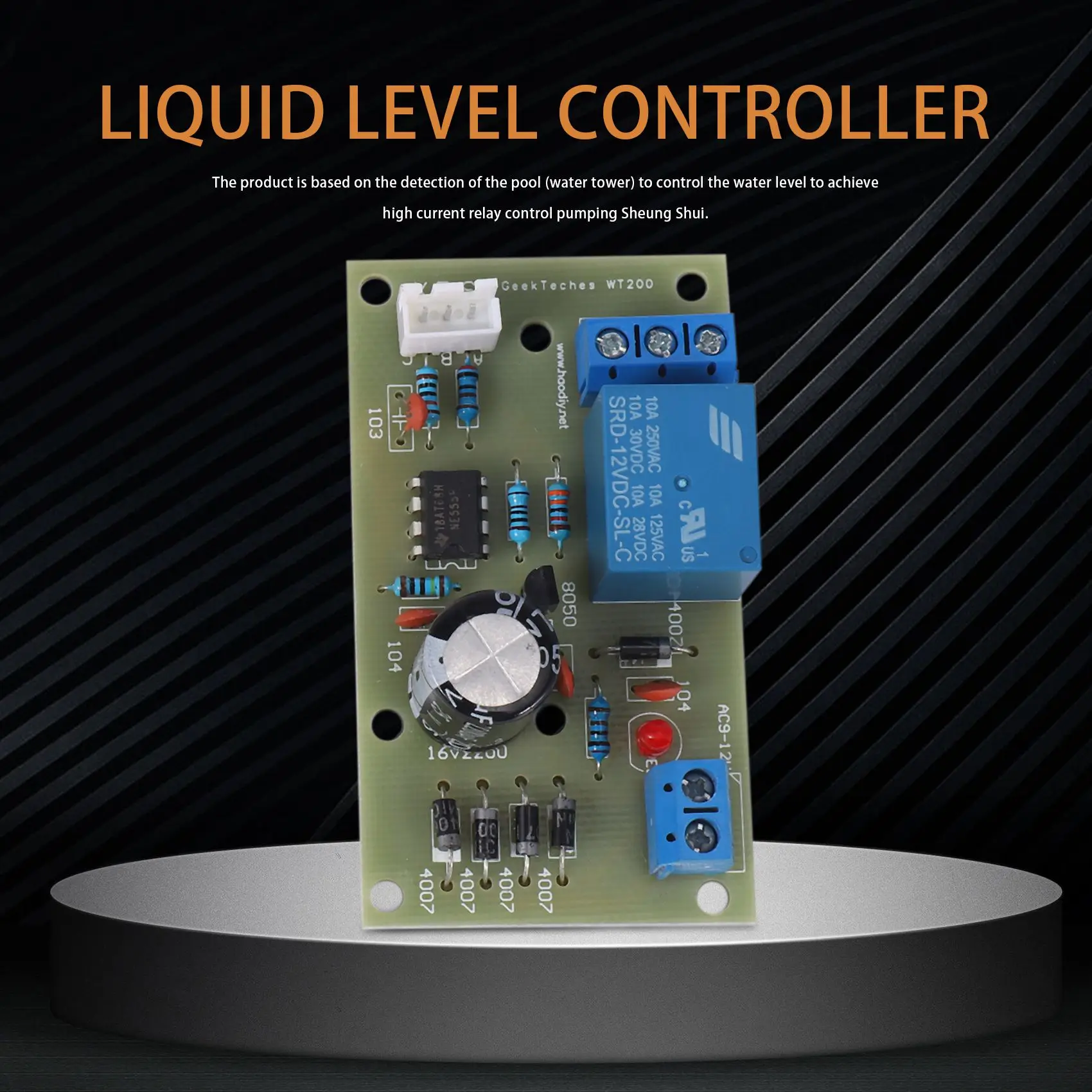Y43A DC 12V Liquid Level Controller Sensor Module Water Tower Detection Automatic Irrigation Pump