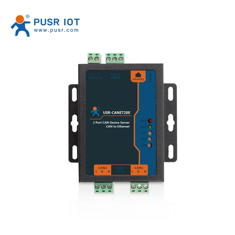 PUSR Industrial Can to Ethernet Converter with RS485 Port USR-CANET200