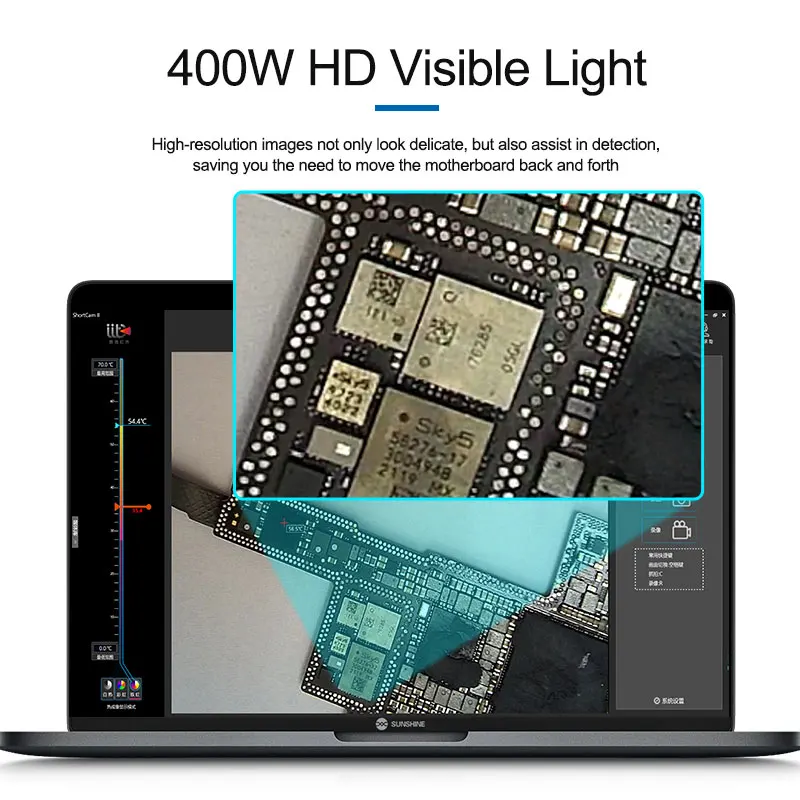 Original Product Shortcam II/III 400W Imager Camera Diagnosis Thermal Motherboard Fault Quick Check For PCB Motherboard Repair