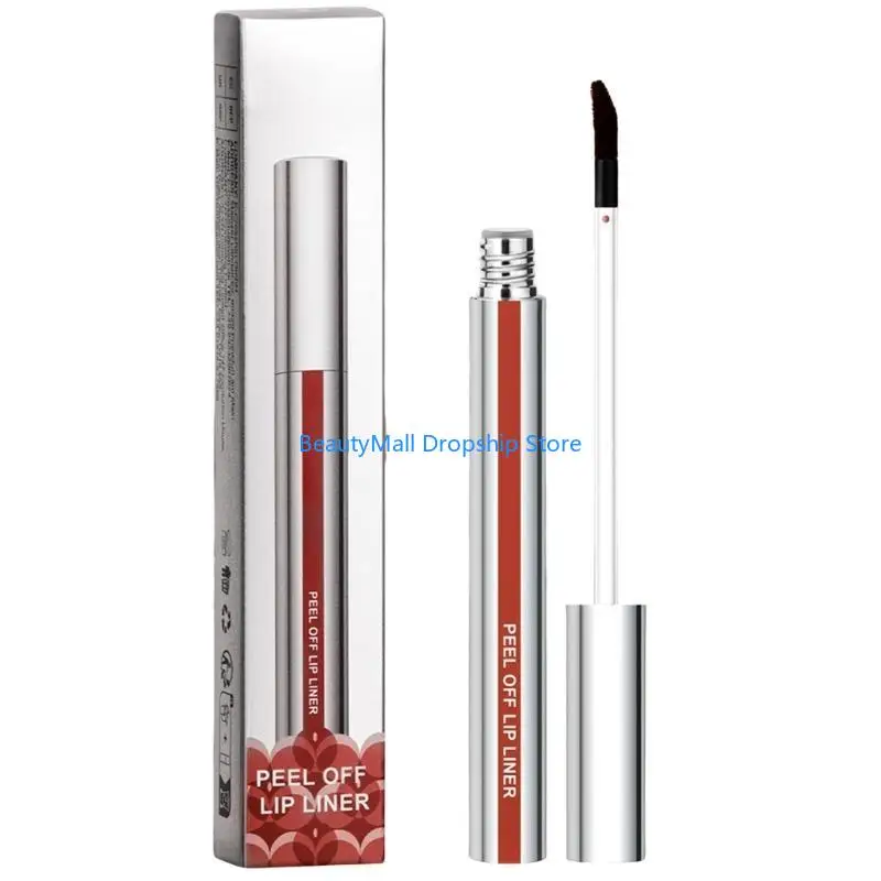 40JD Peels Offs Stain Lip Liner, Última tatuagem Liner Peels Offs Finish