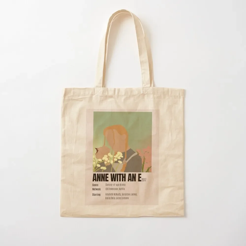 

Anne with an e minimalist poster Tote Bag shopping trolley bag canvas tote Tote Bag