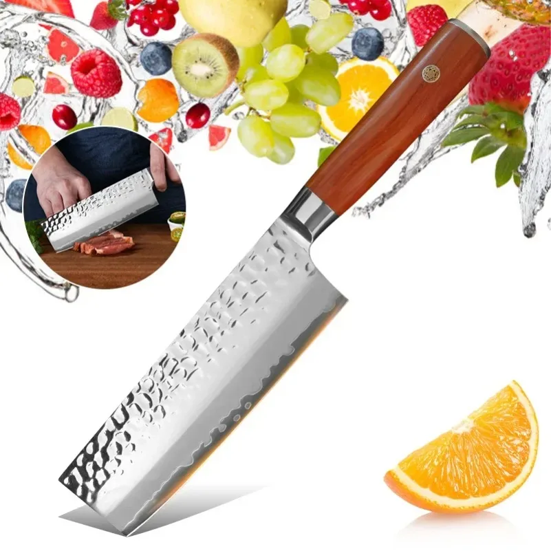 

Chopping Knife High Carbon Steel Kitchen Knife Sharp Meat Cutting Household Vegetable Knife Slicing Butcher Knife Chef Knives