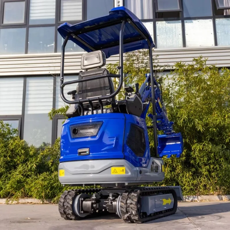 2 Ton Mini Crawler Digger Small Bagger Hydraulic Digging Machine for Home Farm Garden Agriculture Construction