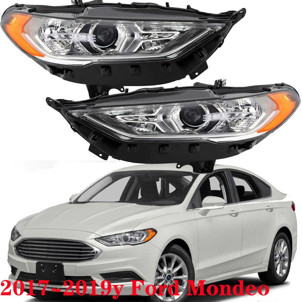 1pcs car bumpe fusion headlamp for Mondeo headlight 2017~2019y car accessories head lamp for Ford Mondeo fog light