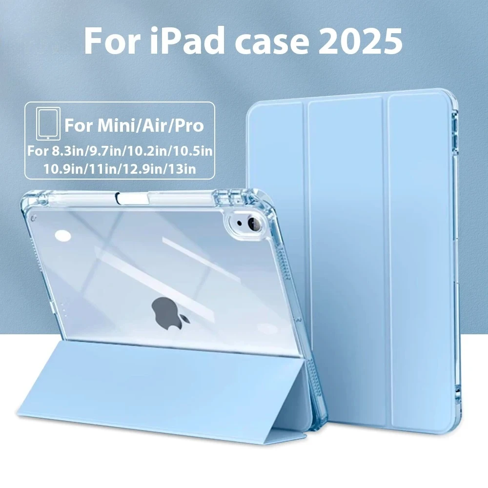 2024-2025 Hot-selling Models For New IPad A16 Air M3 M2 11/13inch Air5/4 10th Gen Mini 7 6 A17 Pro M4 11 13 ' Pencil Holder Case
