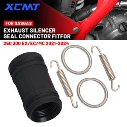 For 2021-2024 GasGas EC 300 EC 250 MC 250 MC 300 EX 250 EX 300 Motorcycle accessorie Exhaust Pipe Rubber Connection Hose Spring