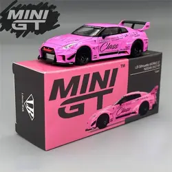 Tsm-die-キャスト合金カーモデルコレクション、ミニgt、1/64 #281、nissan 35gt-rr、ver 1 lb、ディスプレイギフト