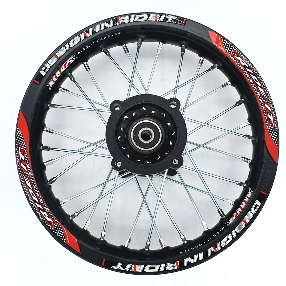 Dirt bike Black 12mm or 15mm Axle 1.85x12\