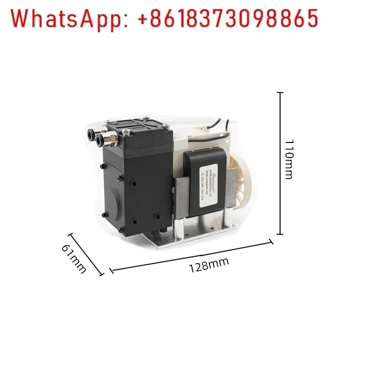 6-9L/min Micro Vacuum Pump AD9AC Silent Corrosion Resistant Large Flow Gas Sampling CEMS VOCS Diaphragm Micro Air Pump 60W