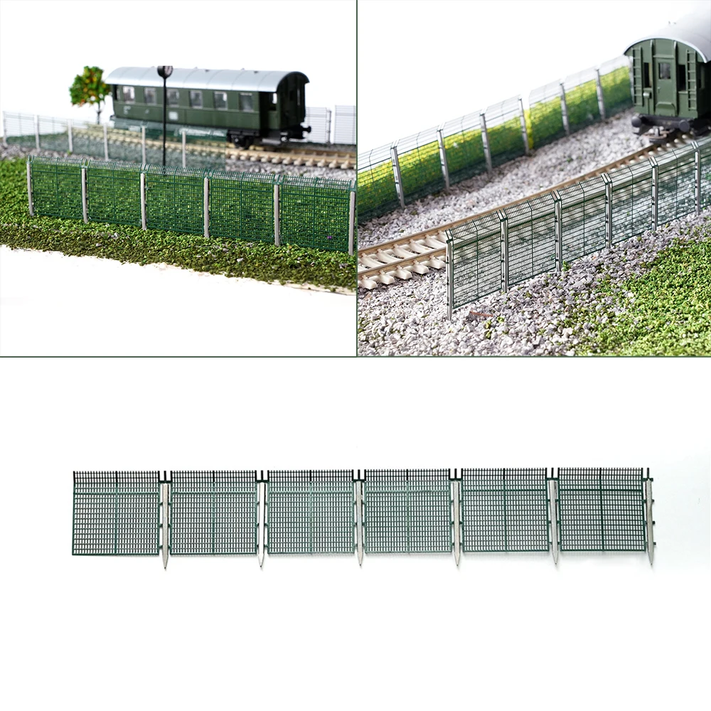 N Scale Miniature Fence Model Grid Guard for Railway Train Layout Garden Decoration DIY Model Making for Diorama Kit 1pc