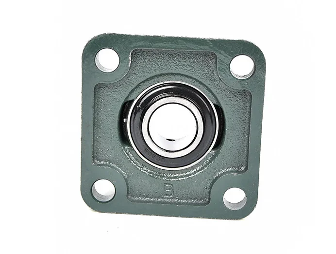 1PCS UCF201/UCF202/UCF203/UCF204/UCF205  Housing 4 Bolt Mounted Bearing Bore Square Flange Pillow Block