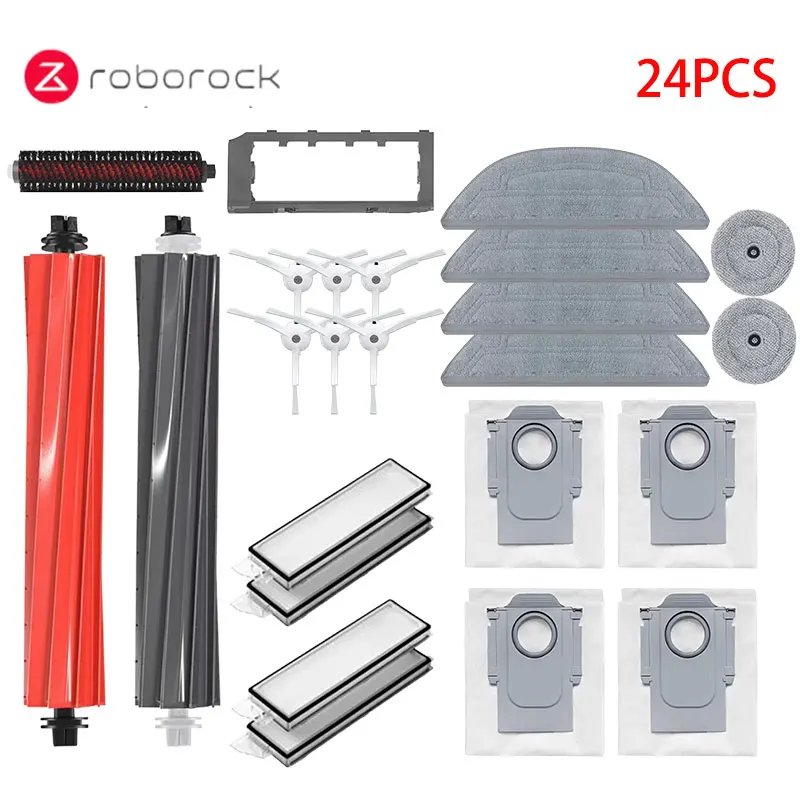 Roborock S8 MaxV Ultra Accessoires Robotstofzuiger Hoofdzijborstel Hepa Filter Mop Stofzakken Reserveonderdelen