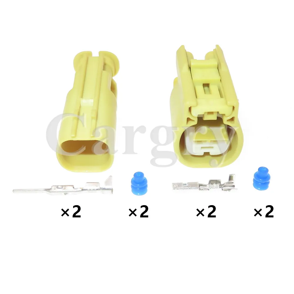 Conector de válvula solenoide de coche, enchufe impermeable para Accord, 2P, 7C82-5524-70, 7C83-5524-70, 90980-11863, 90980-11864, 1 Juego