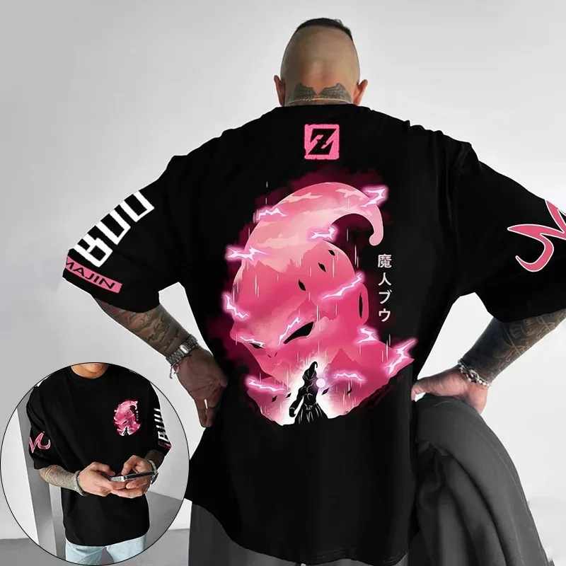 2026 Neues Dragon Ball Vegeta Japanisches Anime Sommer Herren T-Shirt 3D-Druck Y2k Harajuku Familien-Look Locker Kurzarm Übergröße