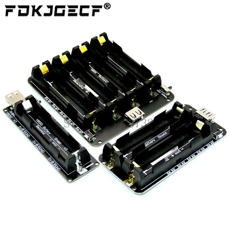 ESP32 ESP32S For Wemos For Raspberry Pi 18650 Battery Charge Shield Board V3 Micro USB Port Type-A USB 0.5A 1 / 2 / 4 Channel