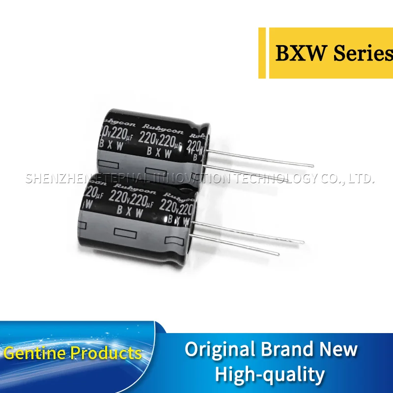 

5pcs 220V220UF BXW 18X25 220BXW220MEFR18X25 RUBYCON Original Aluminum Electrolytic Capacitors Long life Low impedance in stocks