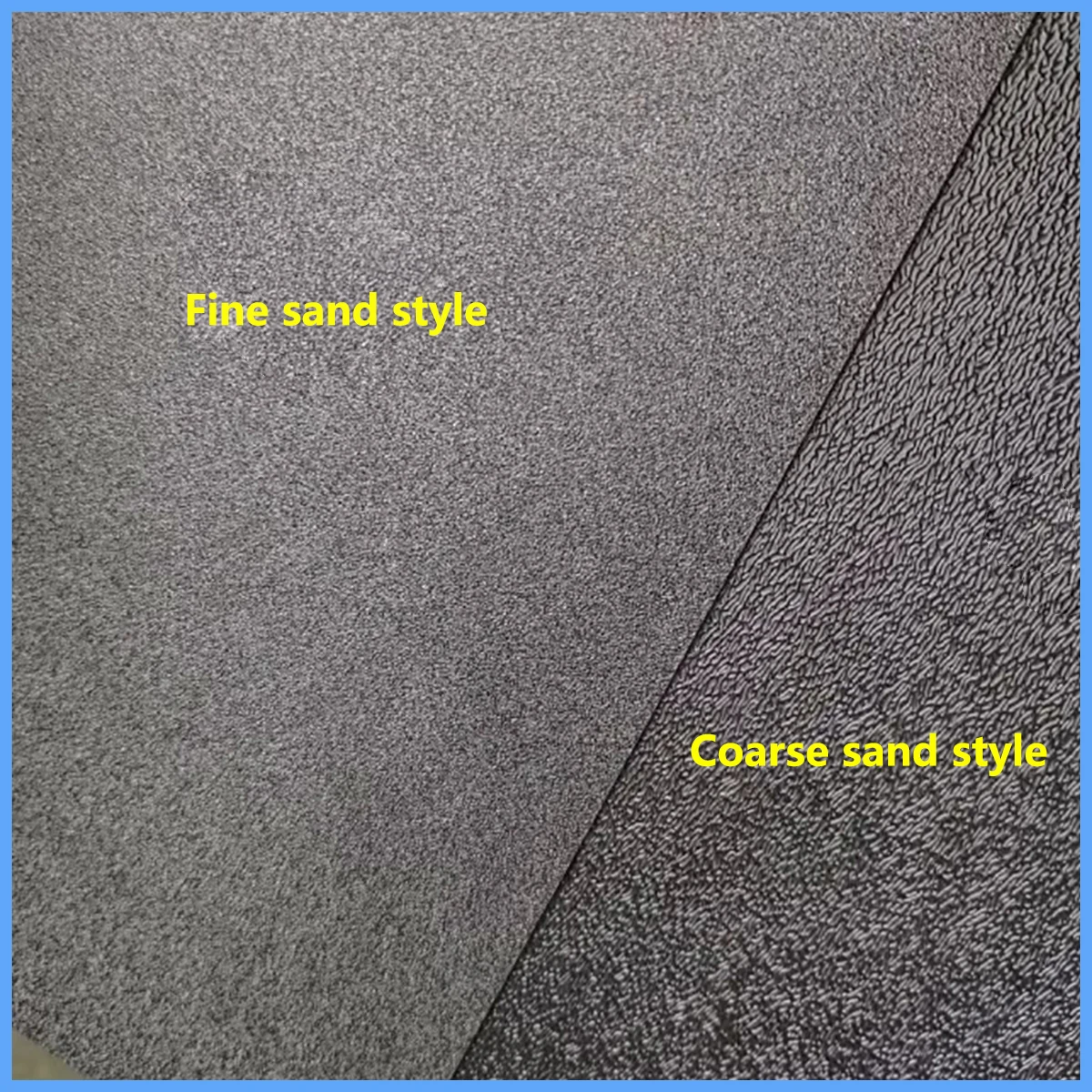 ABS Plastic Sheet Black Frosted Coarse Texture - Fine Frosted ABS Board Thickness=0.5/0.8/1/1.5/2/3/4/5mm