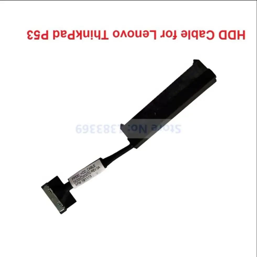 

2.5 SATA HDD SSD Hard Drive Connector Cable Caddy Bracket Frame Tray for Lenovo ThinkPad P53 FP530 Laptop DC02C00G010 02DM497