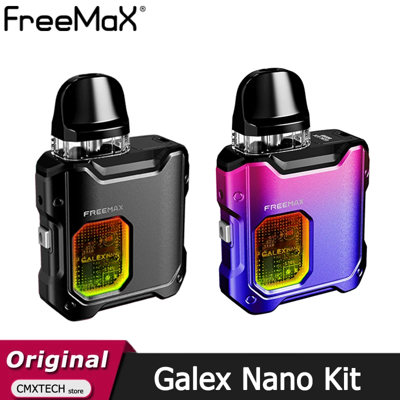 Oryginalny zestaw Freemax Galex Nano 22W Vape z baterią 800mAh 2ml Galex Pod Cartridge Fit GX Mesh Coil E Cigarette MTL Vaporizer