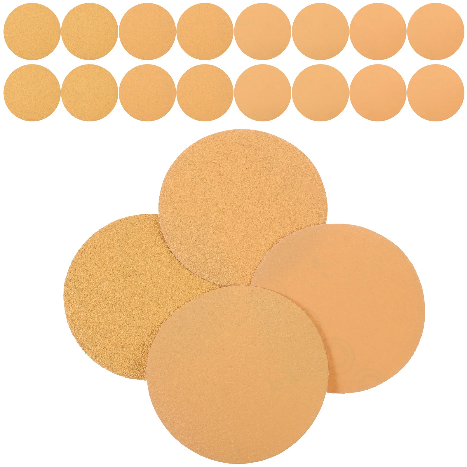 40 قطعة الرملي ورقة أقراص تلميع مستديرة متنوعة حصى للأثاث الخشب طلاء السيارات المدارية ساندر الوسادة ورقة أداة تجليخ