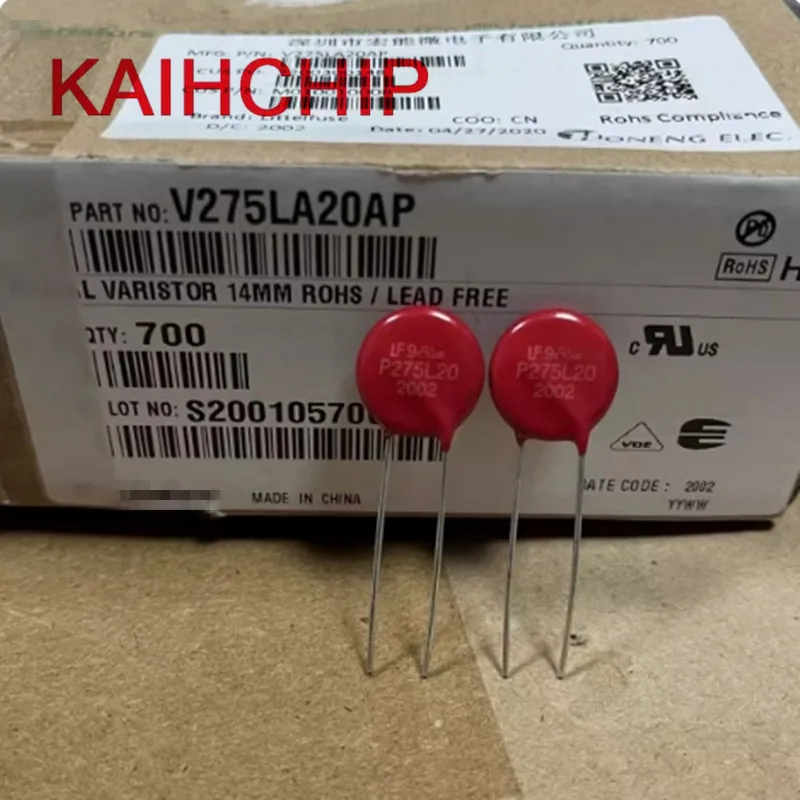 10PCS P275L20 V275LA20AP 430V 4.5KA 14MM Metal-Oxide Varistors movsl Radial Lead Varistors