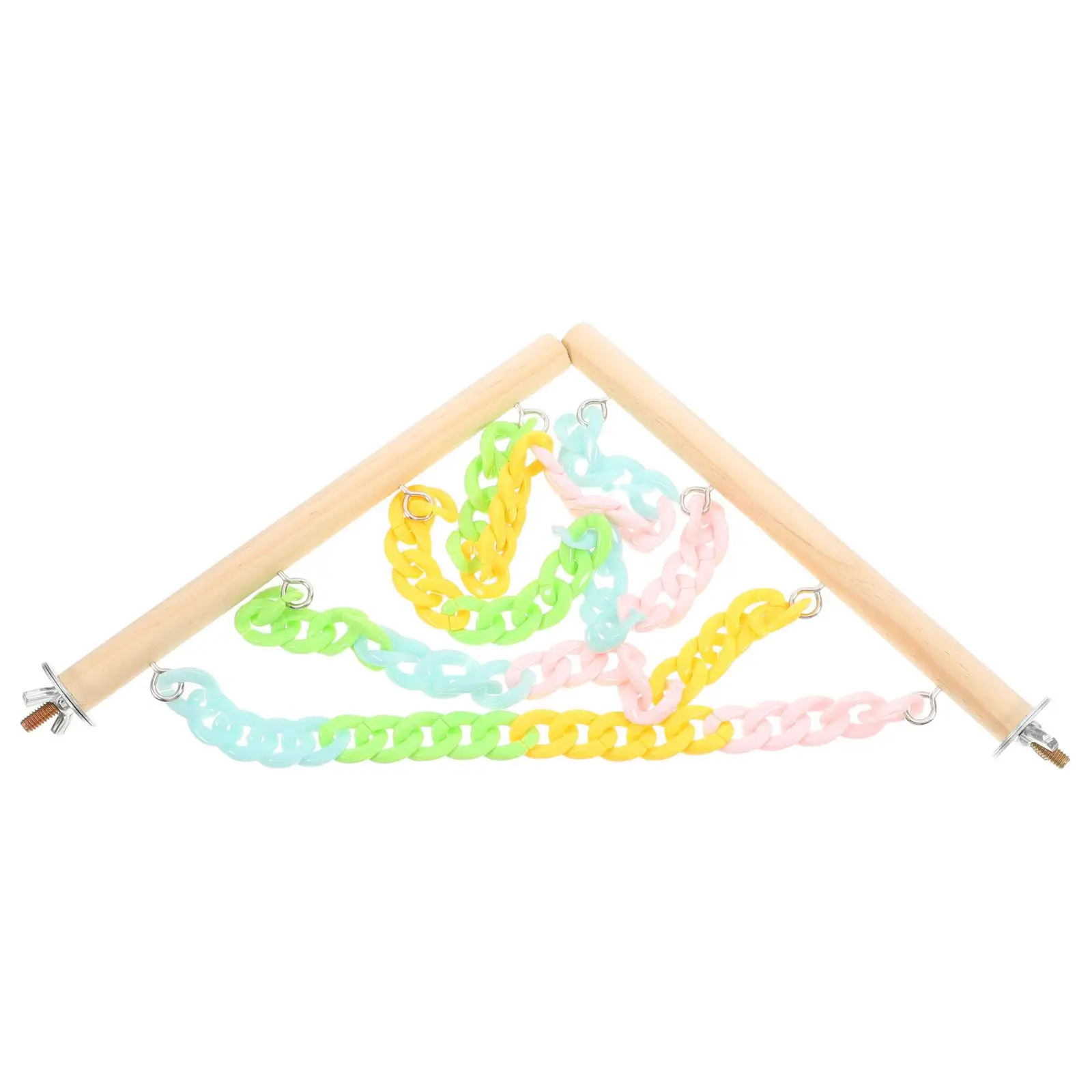 

Sugar Glider Swing Toy Hamster Cage Accessories Small Animal Rats Climbing Wooden Play Rest Enrichment Sturdy Easy Install Toys