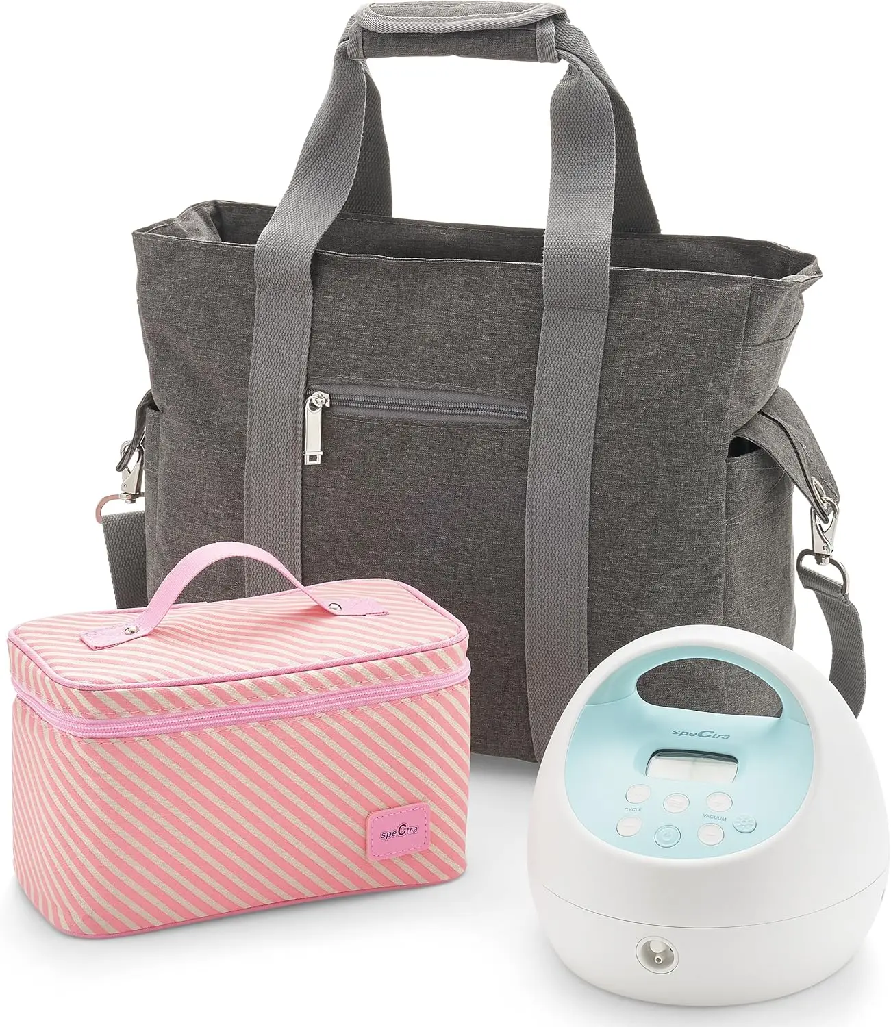 

S1 Plus Electric Breast Milk Pump with Tote Bag, Breast Milk Bottles and Cooler for Baby Feeding