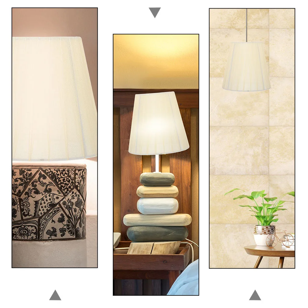 

2Pcs Gauze Lamp Shade Translucent Lampshades Decorative Light Cover Warm Diffuse Lighting for Bedroom Living Room Wall Ceiling