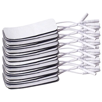 แผ่นเจลฝังเข็มนำไฟฟ้า10/20ชิ้นอุปกรณ์กายภาพบำบัดกระตุ้นกล้ามเนื้อ EMS แผ่นขั้วไฟฟ้า