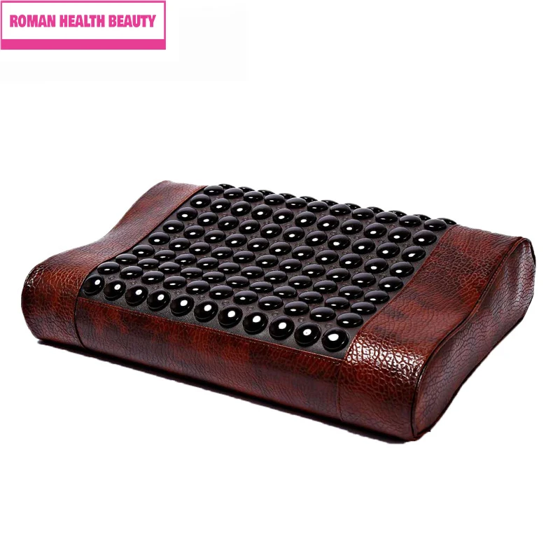 

Tourmaline Physiotherapy Pillow Natural Jade Cool Pillow Cervical Memory Help Sleepy Hollow Health Cushion Neck Massage