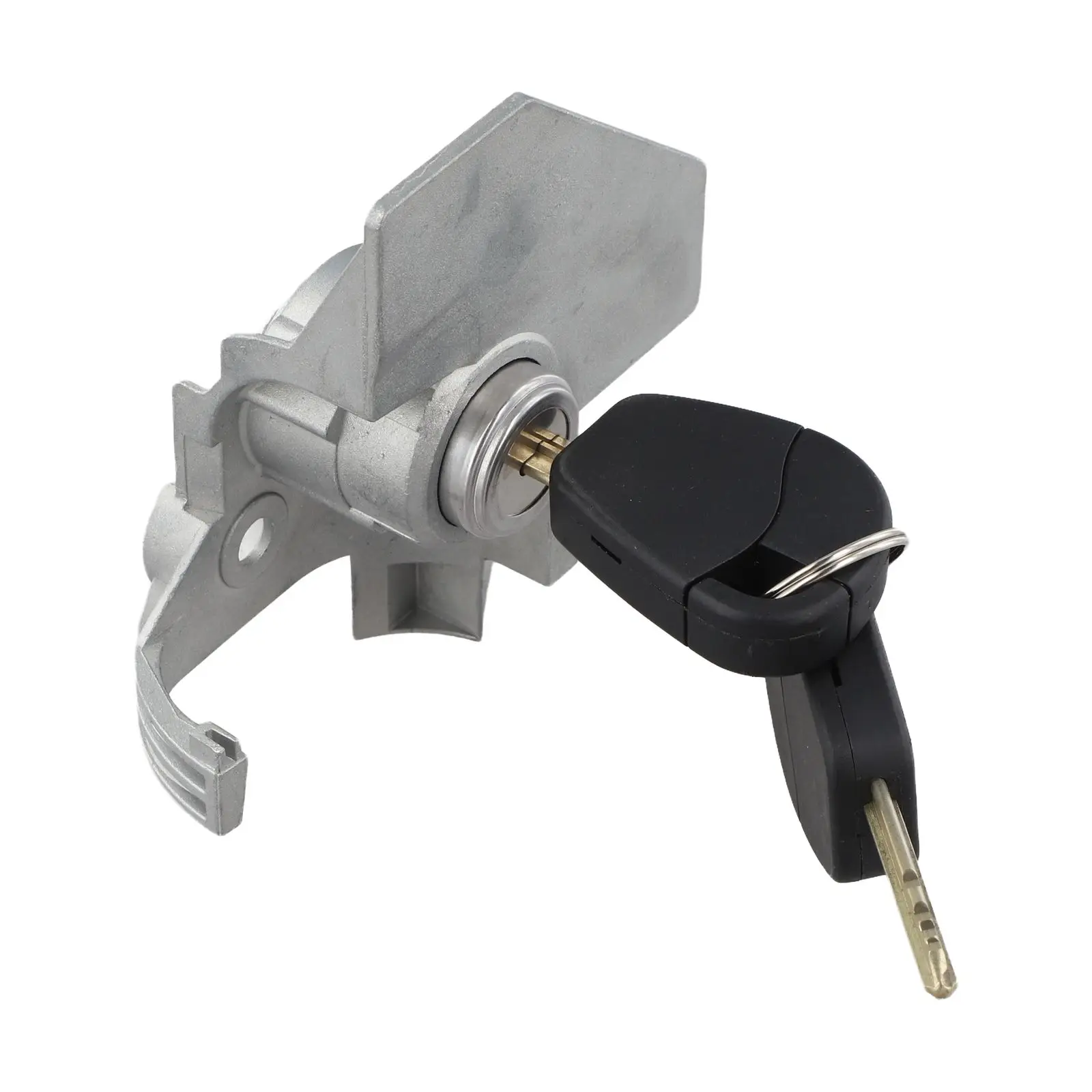 Серебряный механизм блокировки багажа. Простая установка. Замок багажника. Автоматическая блокировка. Совместимость 1996-2007. Эффективная функциональность.