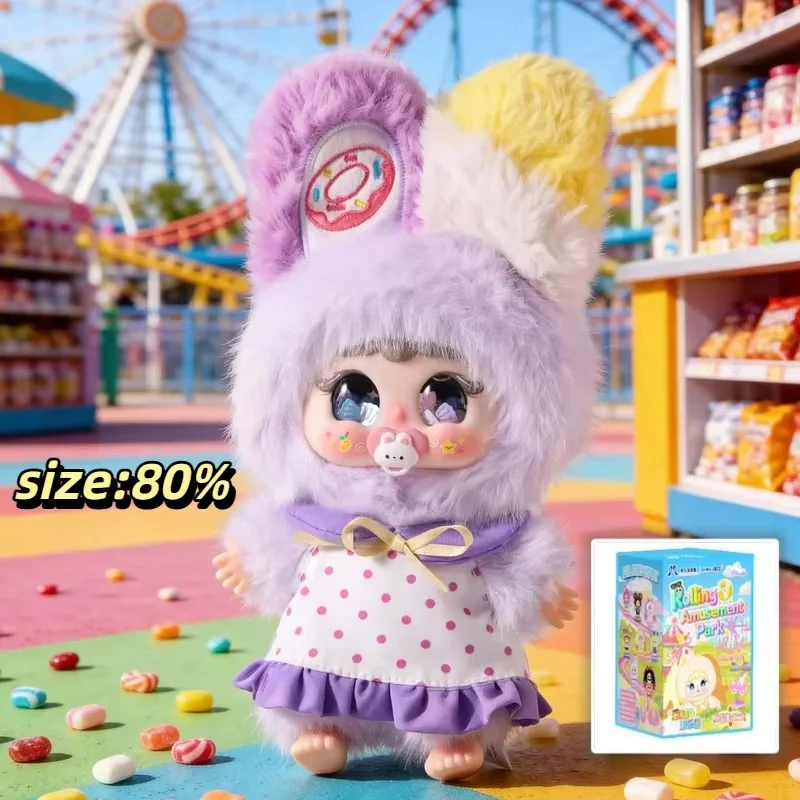 

new Princess Jiimo 80% Plush Blind Box Amusement Park Series toys Cute Bag Pendant Figure Dolls Christmas birthday girl Gift