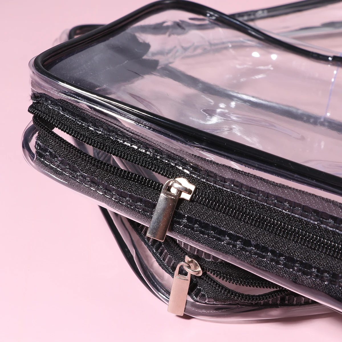 

3PCS Waterproof Toiletry Bag Portable Pouch Zipper Handbag Transparent Cosmetics Makeup Large Capacity Eco Friendly Durable