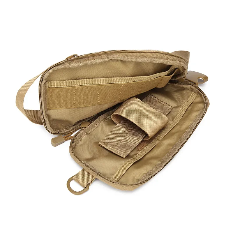 New Multifunctional Chest Bag Waist Bag Outdoor Sports Single Shoulder Slant Cross Wear Resistant Portable Mobile Phone Coin Wal