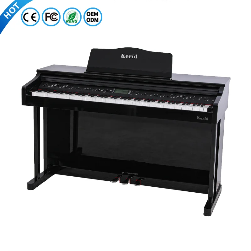 

Innovative 88 Keys Red Digital Piano Digital Keyboard Electronic Musical Instruments Keyboard Piano Durable Electric Piano