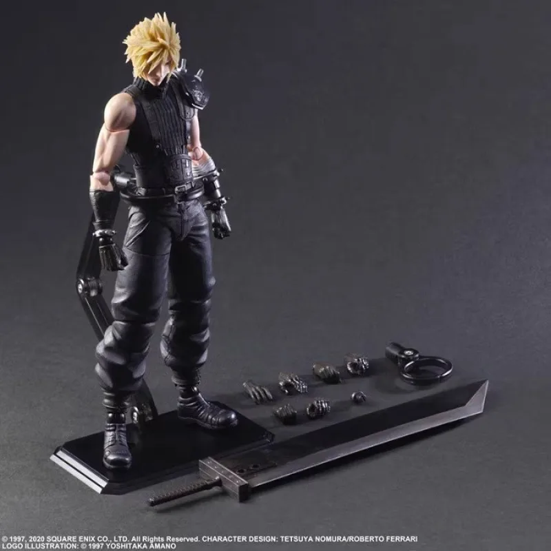 

Original SQUARE ENIX PLAY ARTS Figures Cloud Strife 2.0 Final Fantasy VII Remake Action Figures Active Joint Model Collectibles