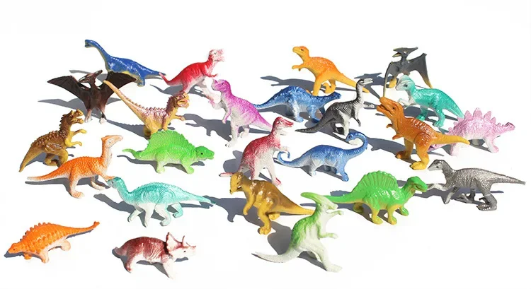 10pcs/lot Mini Dinosaur Model Children's Educational Toys Small Simulation Animal Figures Kids Toys for Boy Gift Animal