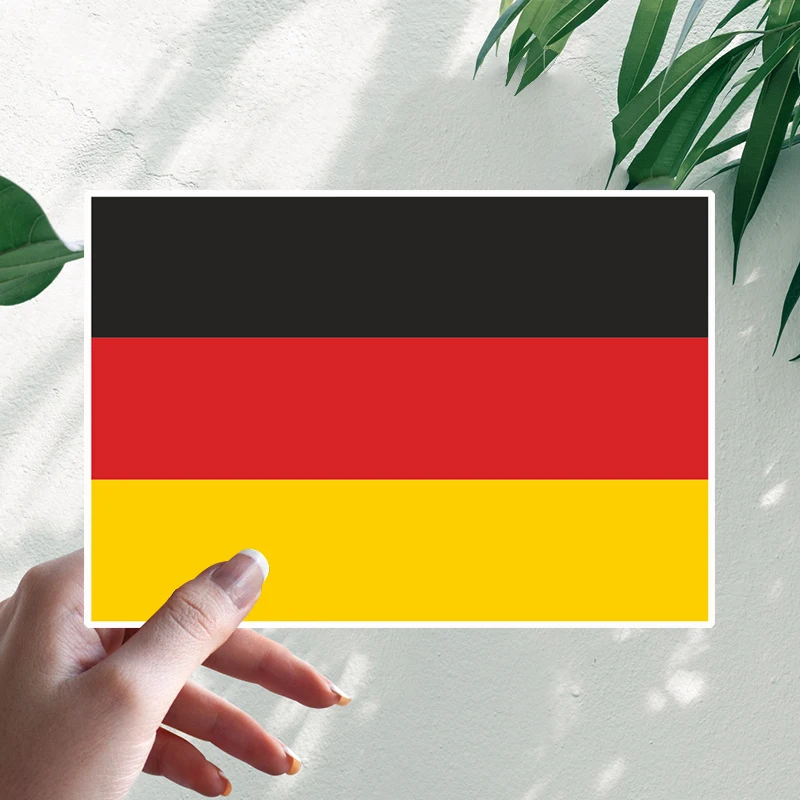 German Flag Car Stickers Motorcycle Vinyl Decal Waterproof Windshield Car Styling Car Accessories Pegatinas Para Coche