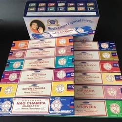 インドの線香,白いセージ,サンダルウッド,自然な家庭用,屋内用,きれいな空気,手作り,ナグ,シャンパン,サティヤ