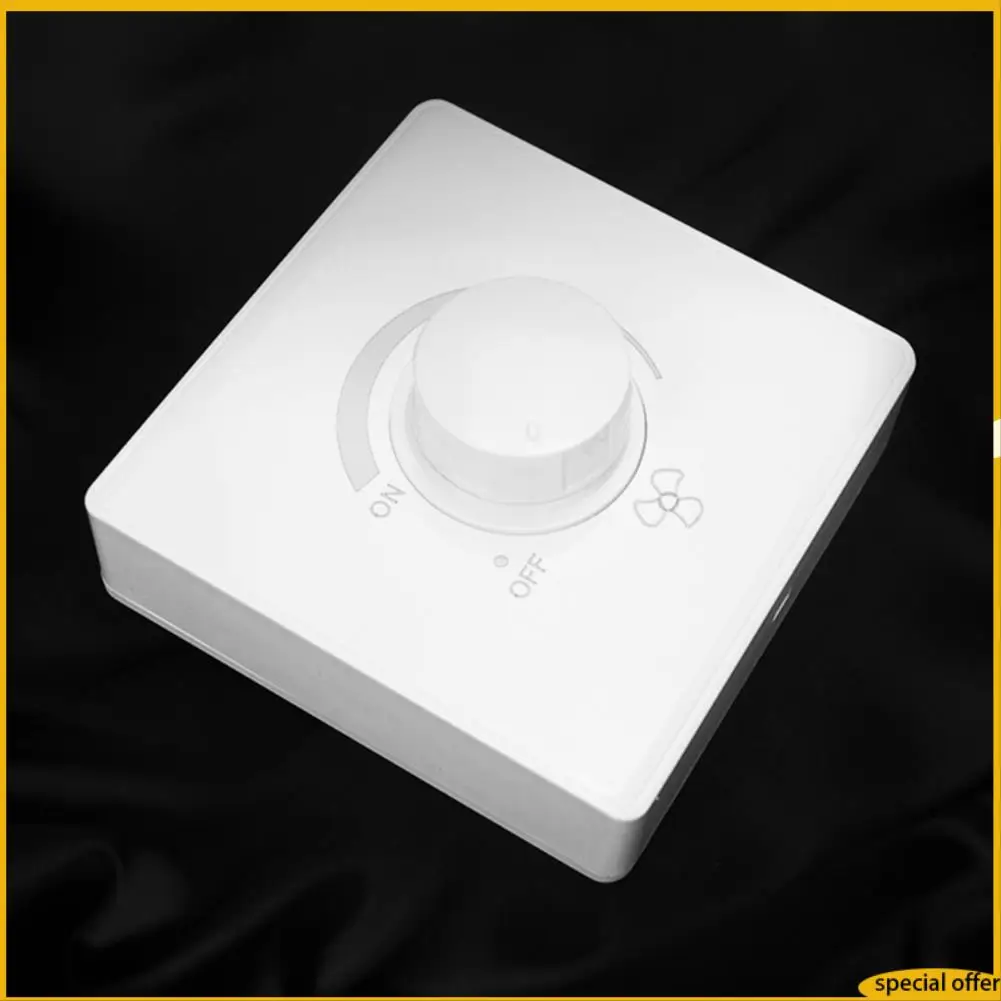 A61I 86 Type Ceiling Fan Adjustment Stepless Speed Controller Wall Switch 220V 10A
