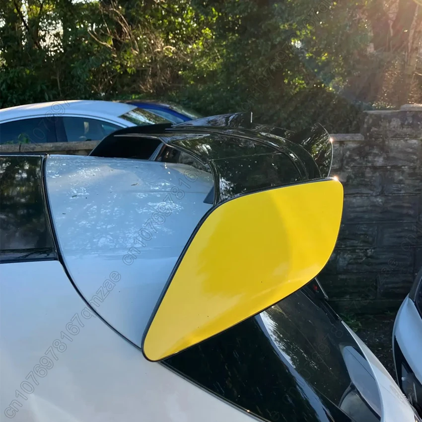 لمرسيدس بنز A الفئة W177 A35 A45 AMG هاتشباك 2018-2023 ABS البلاستيك اللامع أسود اللون الخلفي سبويلر الجناح الجسم أطقم #4