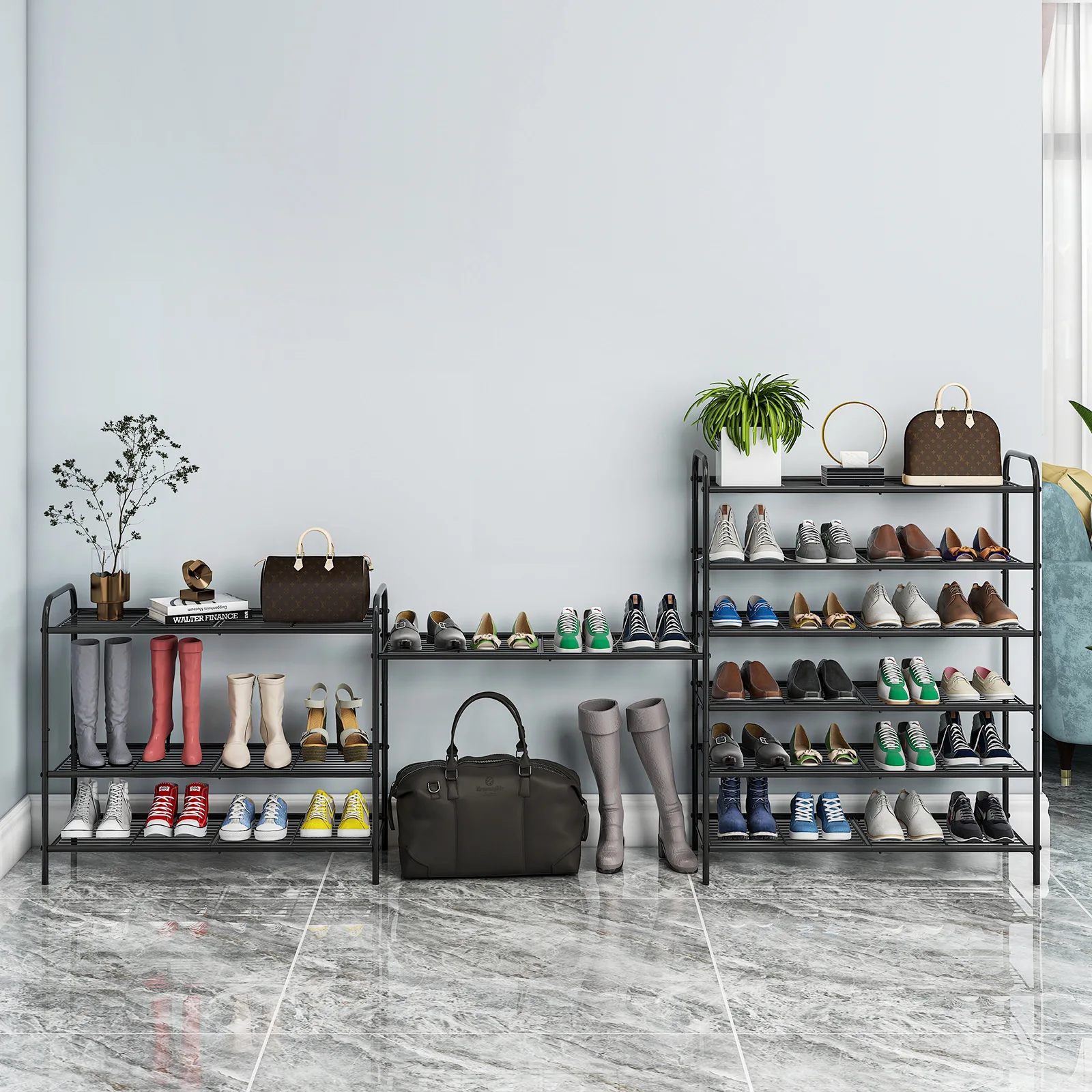 home-indoor-simple-shoe-rack-bag-shelf-rental-house-small-layered-shoe-storage-rack-carbon-steel-shoe-rack