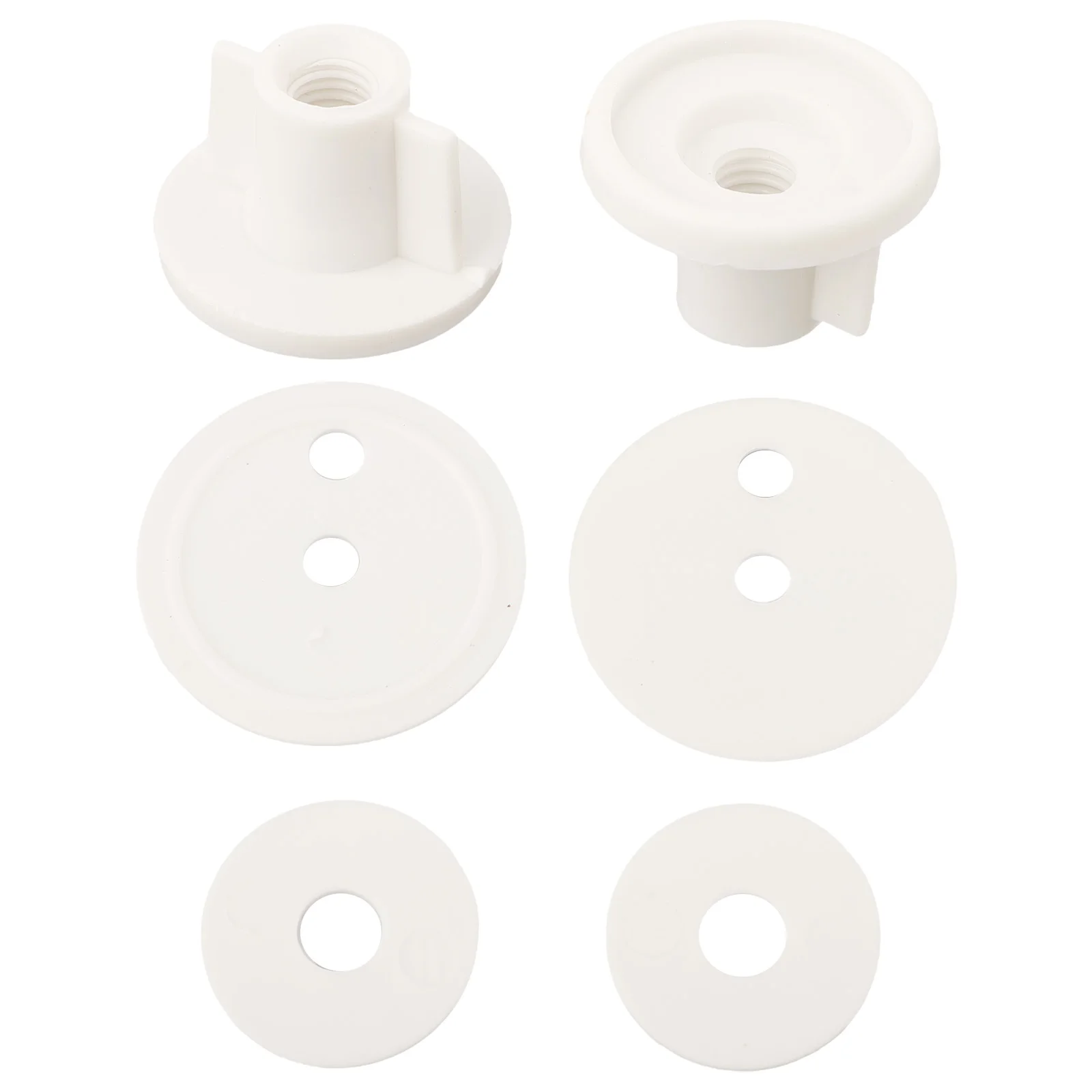 Spare Toilet Hinges Replacement Toilet Hinges Stainless Steel Screws Zinc Alloy Hinges Adjustable Fittings Nylon Washers