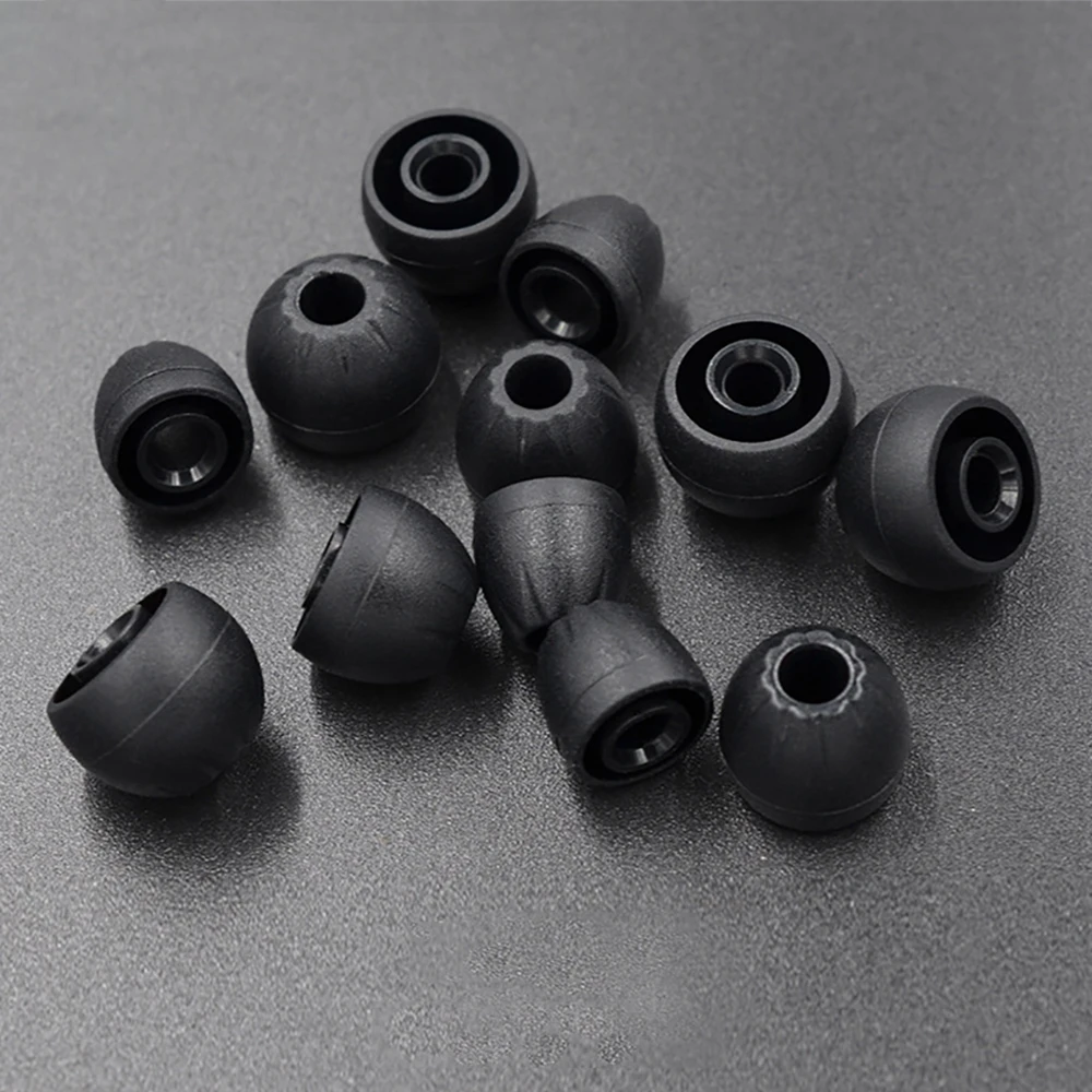 In-Ear Earcaps For KZ Original Earphones Silicone Covers CapReplacement Earbud Eartips Earplug Ear Tips Pads Cushion 6Pcs/3pairs