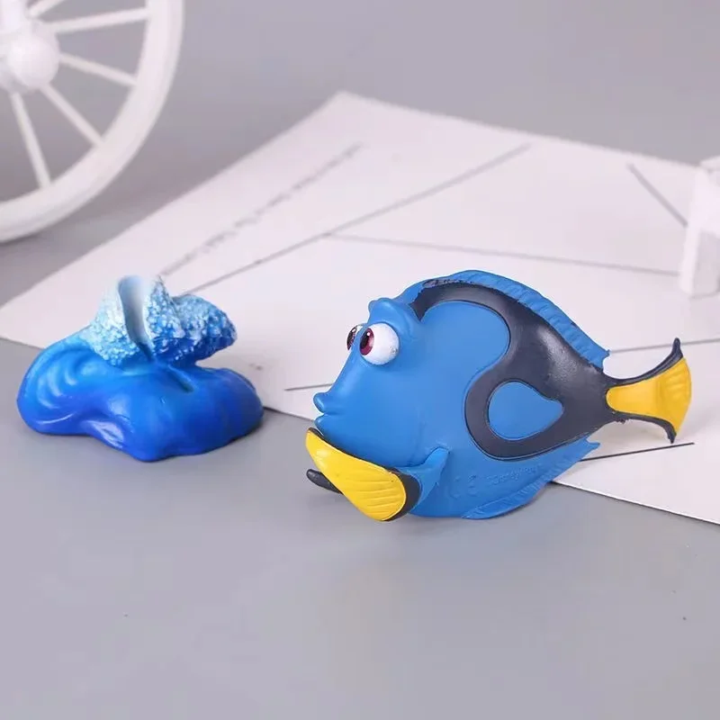 6 Stück DSN Findet Nemo Dory Clownfisch PVC Actionfiguren Spielzeug Modell Figuren Sammlerstücke Ornament Puppen Geburtstagsgeschenke – Detail 5